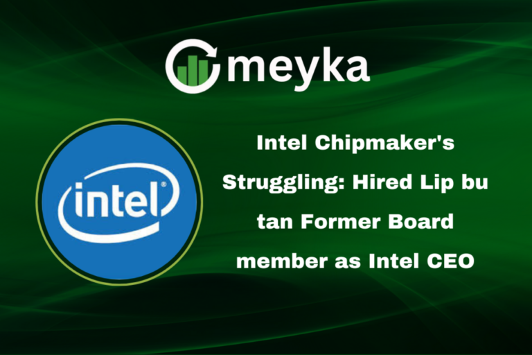 Intel Chipmaker's Struggling Hired Lip bu tan Former Board member as Intel CEO