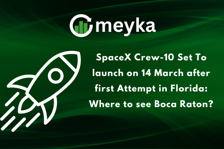 SPACEX CREW-10 Rocket LAUNCH