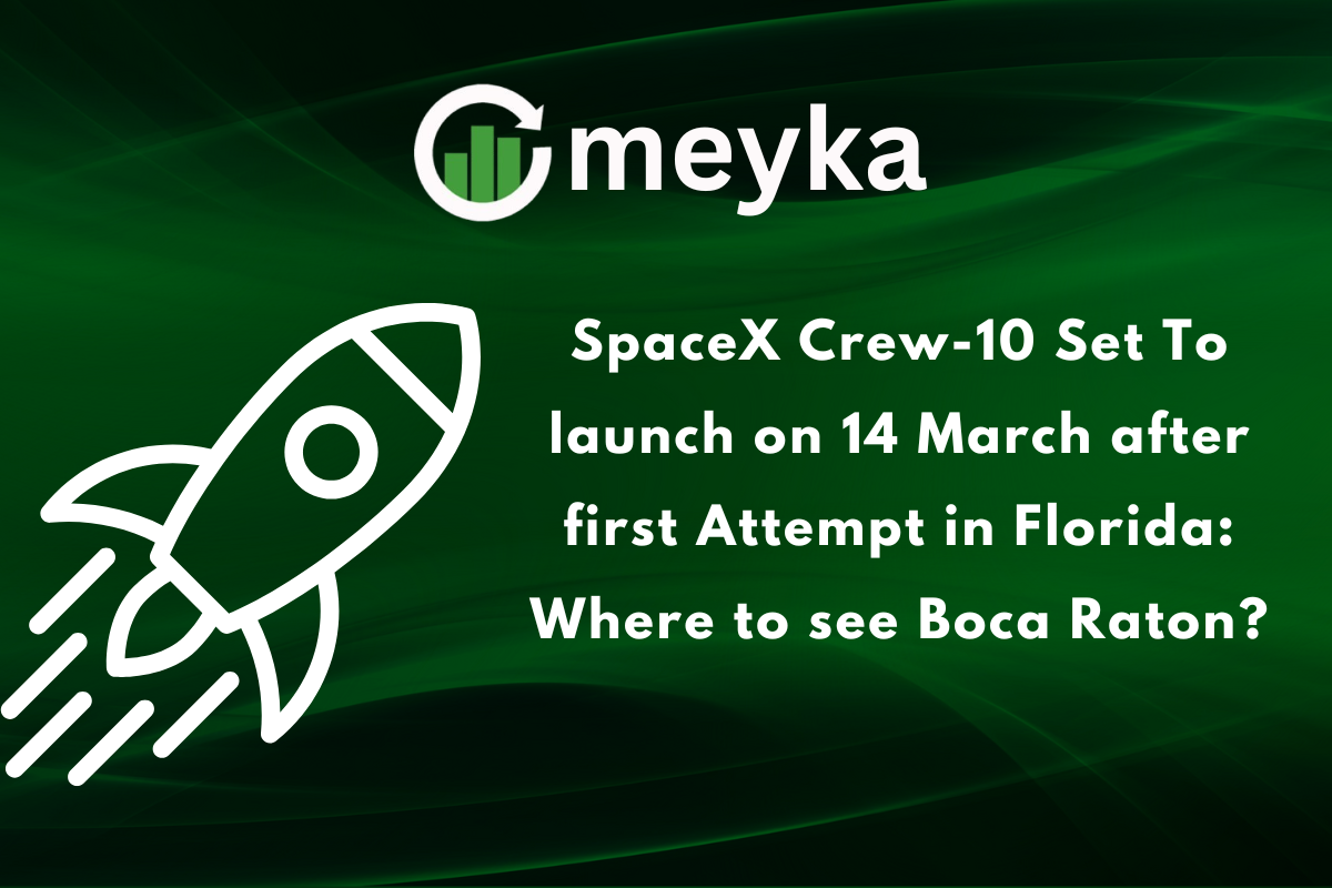 SPACEX CREW-10 Rocket LAUNCH