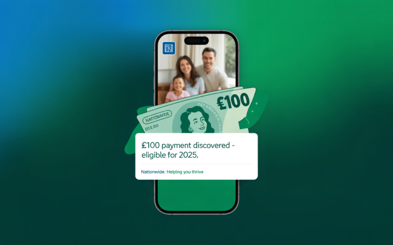 Nationwide £100 Payment
