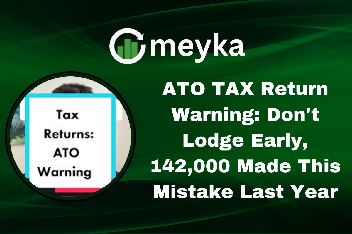 ATO TAX Return Warning