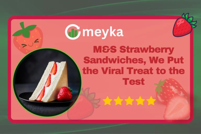 M&S Strawberry Sandwiches