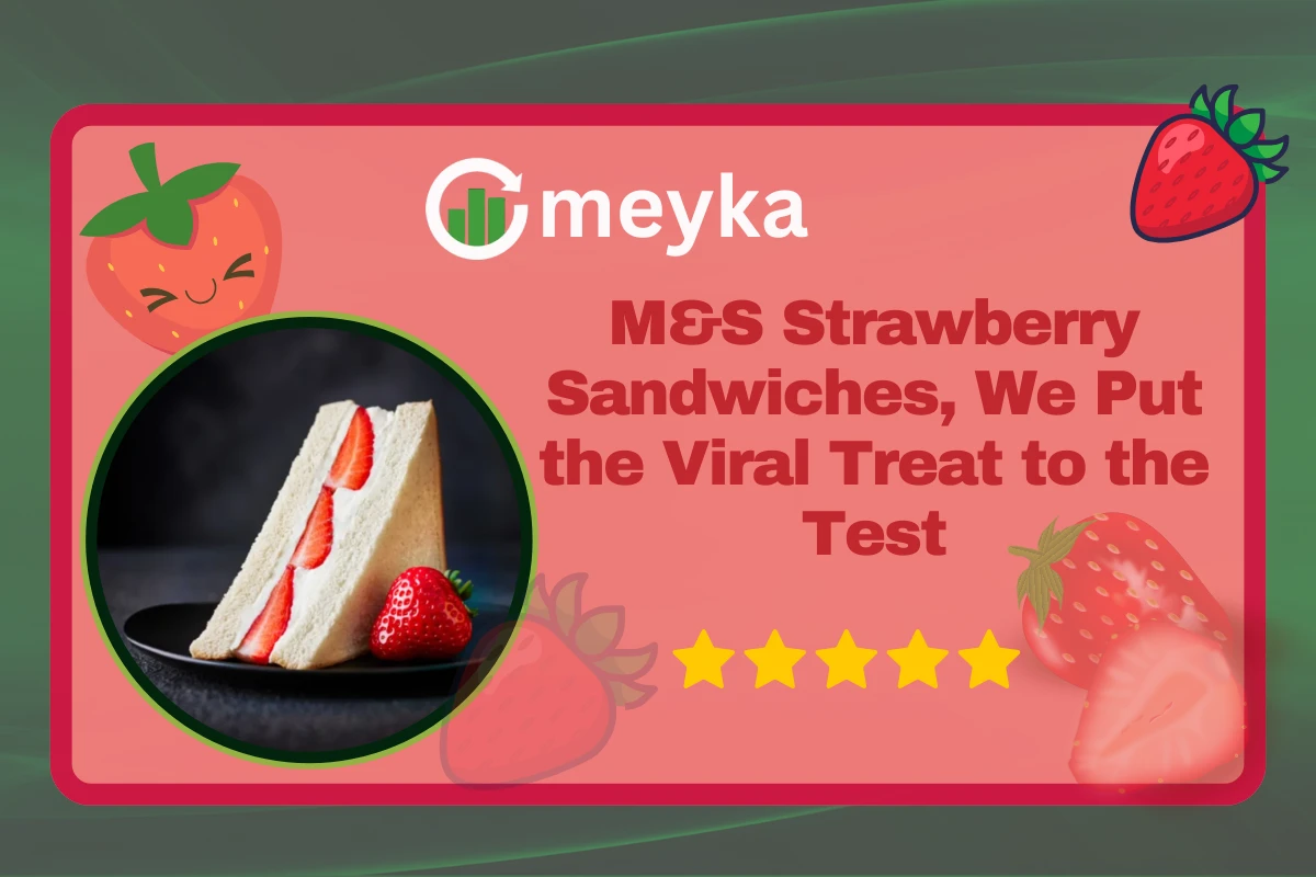 M&S Strawberry Sandwiches