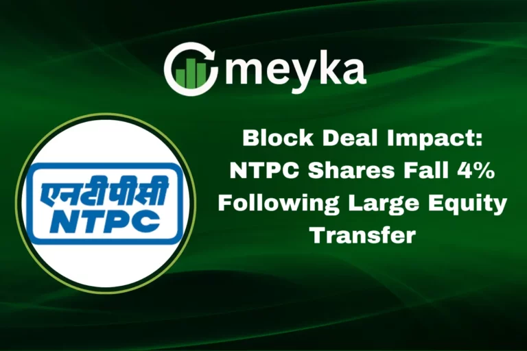 NTPC shares fall 4%