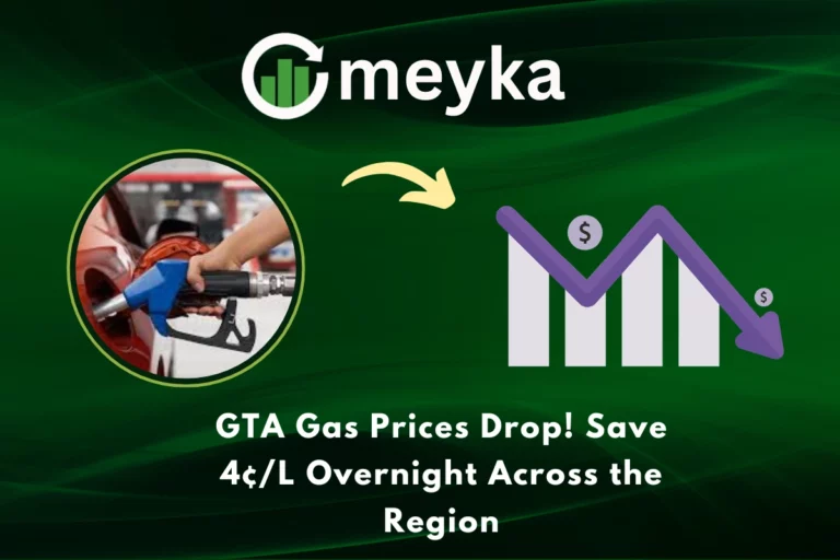 GTA Gas Prices to Drop in Canada: Expect a Four‑Cent Drop Overnight