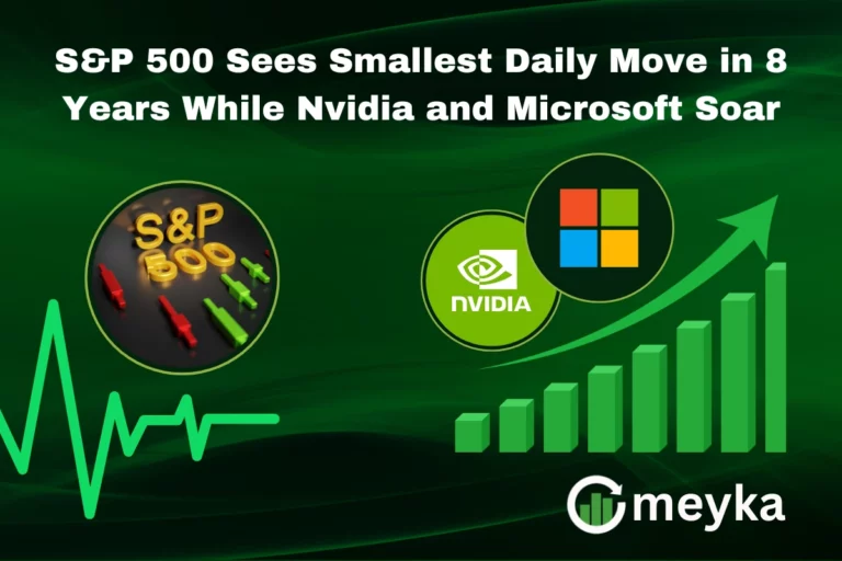 S&P 500 Sees Smallest Daily Move in 8 Years While Nvidia and Microsoft Soar