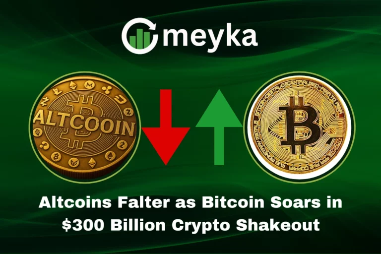 Altcoins Falter as Bitcoin Soars in $300 Billion Crypto Shakeout