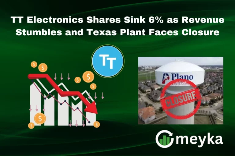 TT Electronics Shares Sink 6% as Revenue Stumbles and Texas Plant Faces Closure