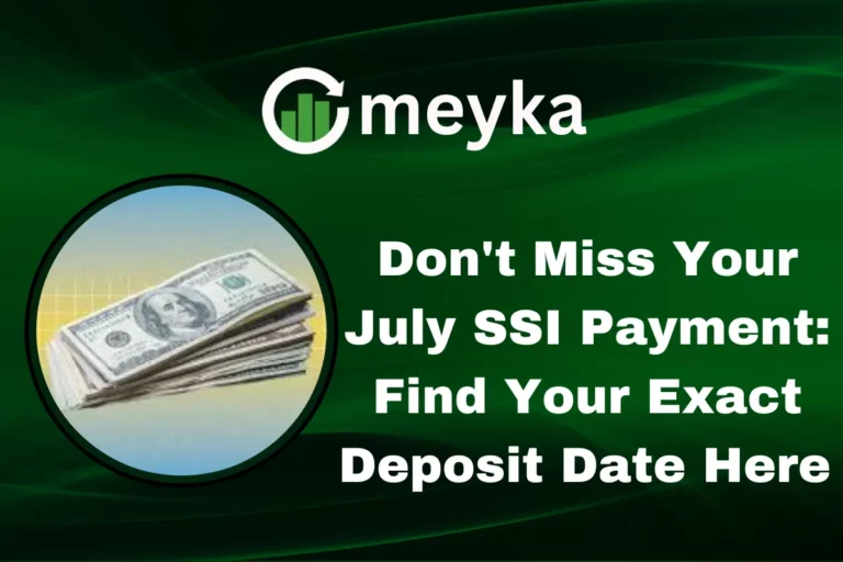 July SSI Payment