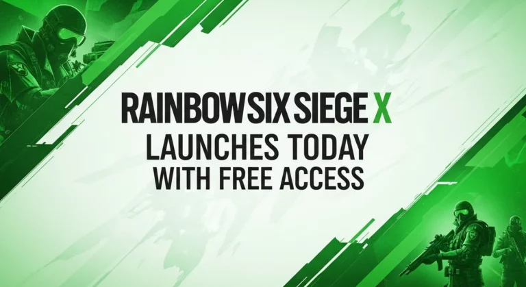 Rainbow Six Siege X Launches Today with Free Access