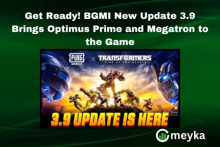 BGMI New Update 3.9 with Optimus Prime and Megatron gameplay