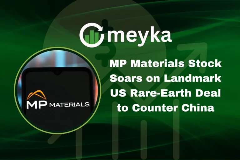 MP Materials stock rising with rare-earth mining and US defense partnership background