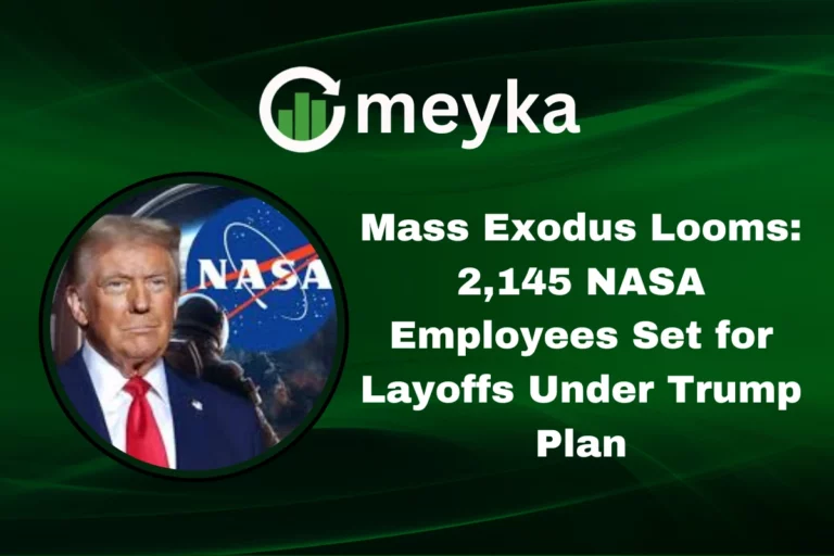 NASA building with staff walking out, representing NASA layoffs