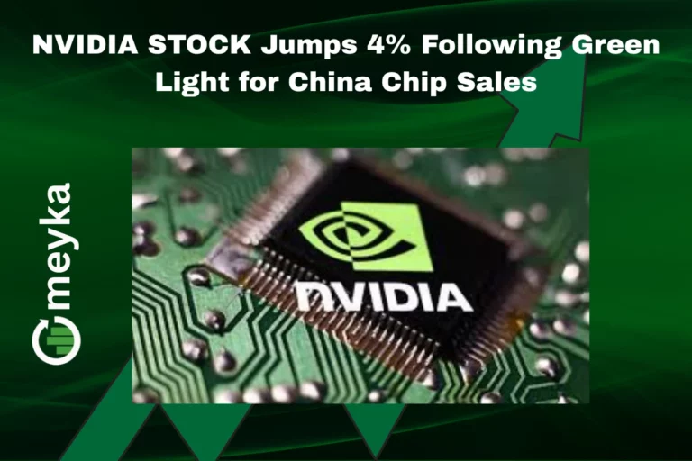 NVIDIA STOCK Jumps 4% after U.S. clears China chip sales