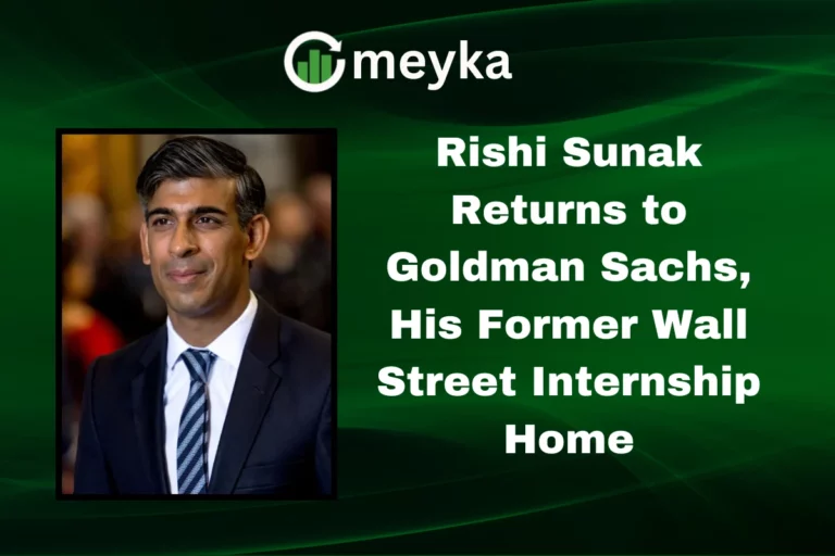 Rishi Sunak joins Goldman Sachs as senior adviser after leaving UK Prime Minister role