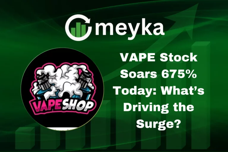 VAPE Stock Soars 675% Today: What’s Driving the Surge?