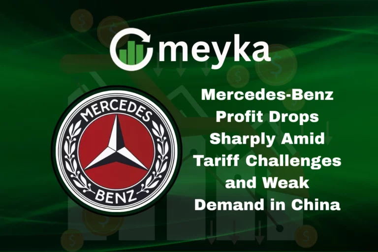 Mercedes-Benz Profit Drops Sharply Amid Tariff Challenges and Weak Demand in China