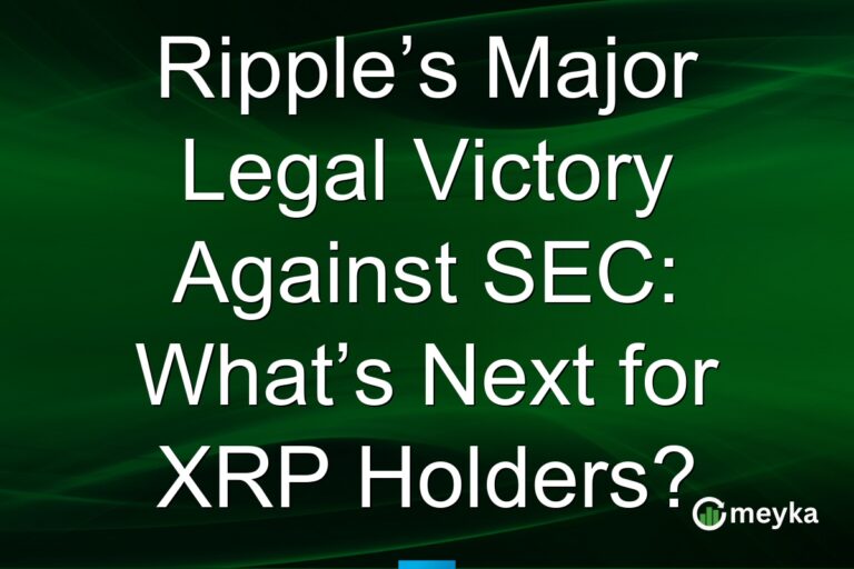 Ripple’s Major Legal Victory Against SEC: What’s Next for XRP Holders?