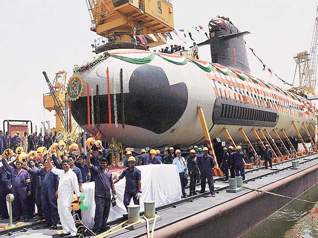 Mazagon Dock shares jumped after the P-75(I) news.