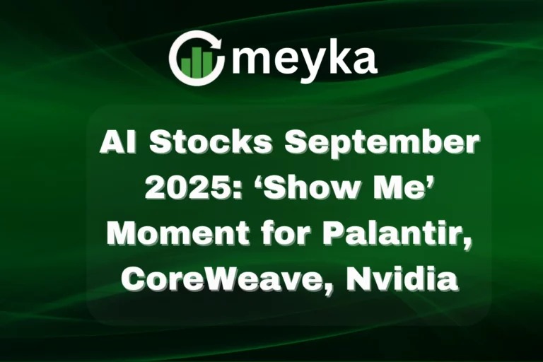 AI Stocks performance overview with top companies like Nvidia, Microsoft, Palantir, and CoreWeave in September 2025