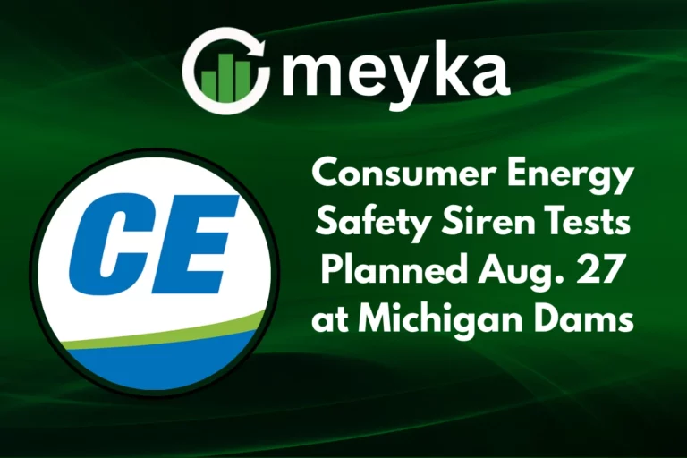 Consumer Energy safety siren test at Michigan’s Tippy and Hodenpyl dams to ensure community emergency preparedness.