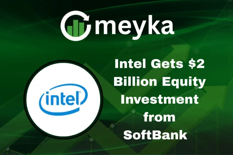 Intel Gets $2 Billion Equity Investment from SoftBank