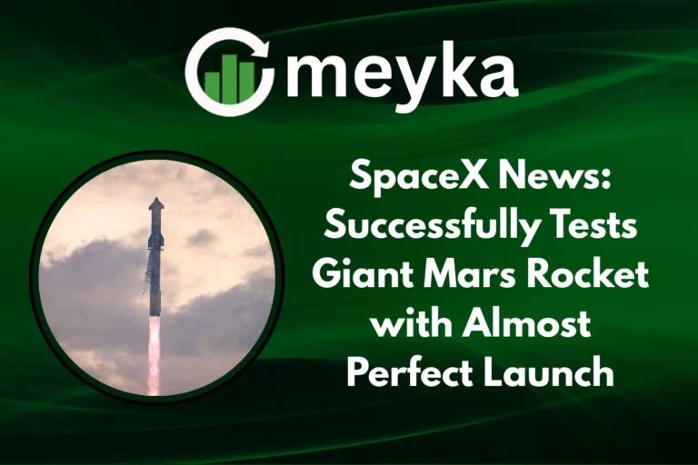 SpaceX Starship lifting off in a near flawless test flight, described as a Perfect Launch.