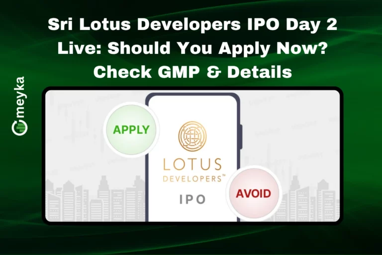 Table summarizing key facts and GMP about Sri Lotus Developers IPO