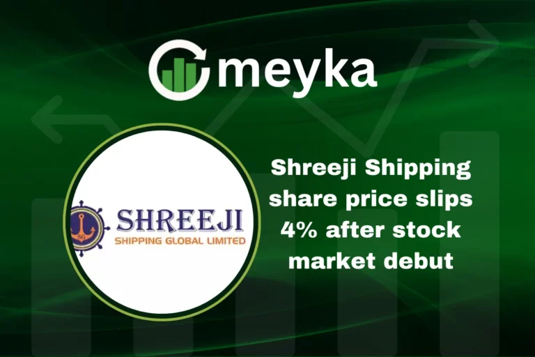 "shreeji shipping share price "