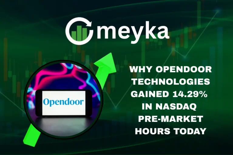 Why Opendoor Technologies Gained 14.29% in NASDAQ Pre-Market hrs Today