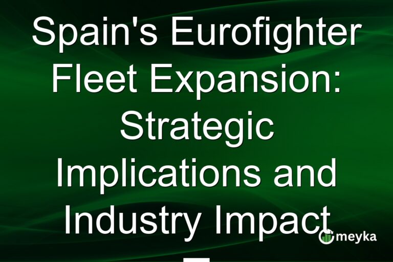 Spain's Eurofighter Fleet Expansion: Strategic Implications and Industry Impact