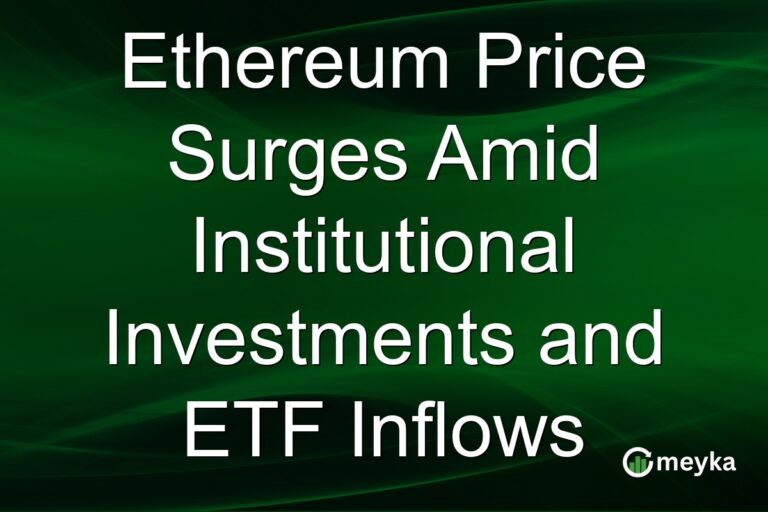 Ethereum Price Surges Amid Institutional Investments and ETF Inflows