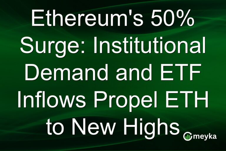 Ethereum's 50% Surge: Institutional Demand and ETF Inflows Propel ETH to New Highs