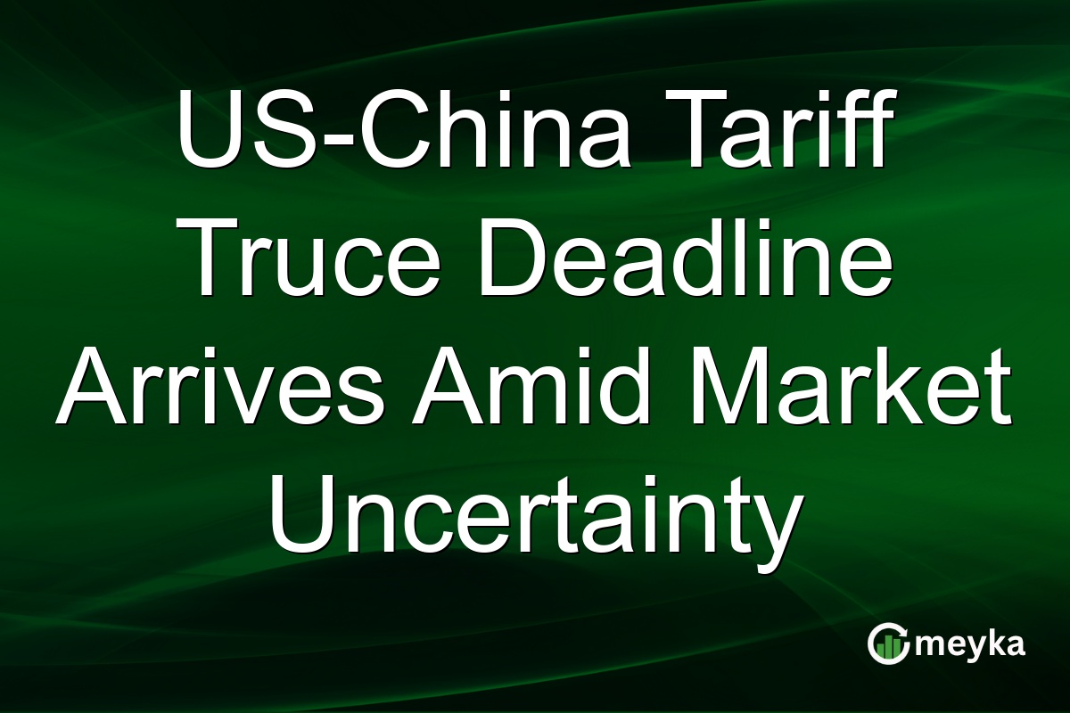 US-China Tariff Truce Deadline Arrives Amid Market Uncertainty