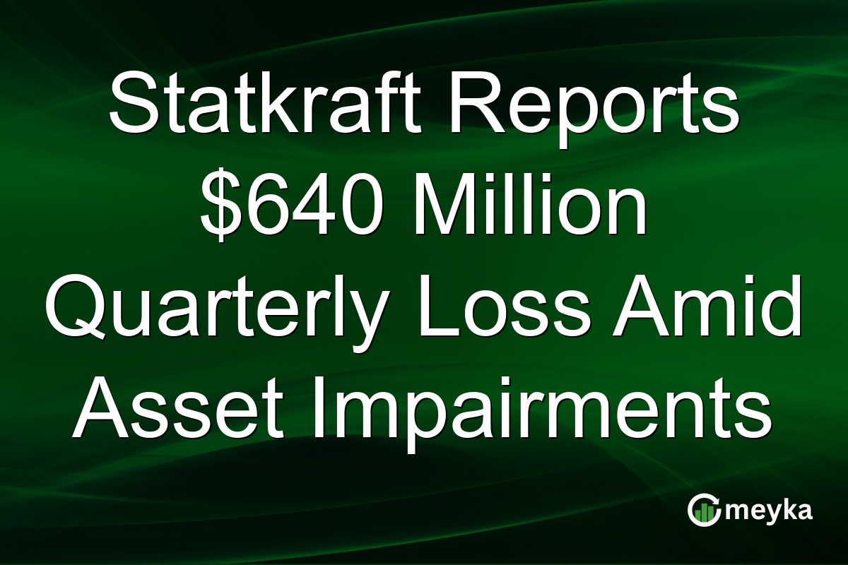 Statkraft Reports $640 Million Quarterly Loss Amid Asset Impairments
