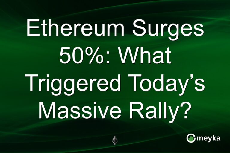 Ethereum Surges 50%: What Triggered Today’s Massive Rally?