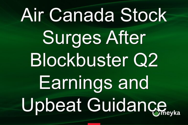 Air Canada Stock Surges After Blockbuster Q2 Earnings and Upbeat Guidance