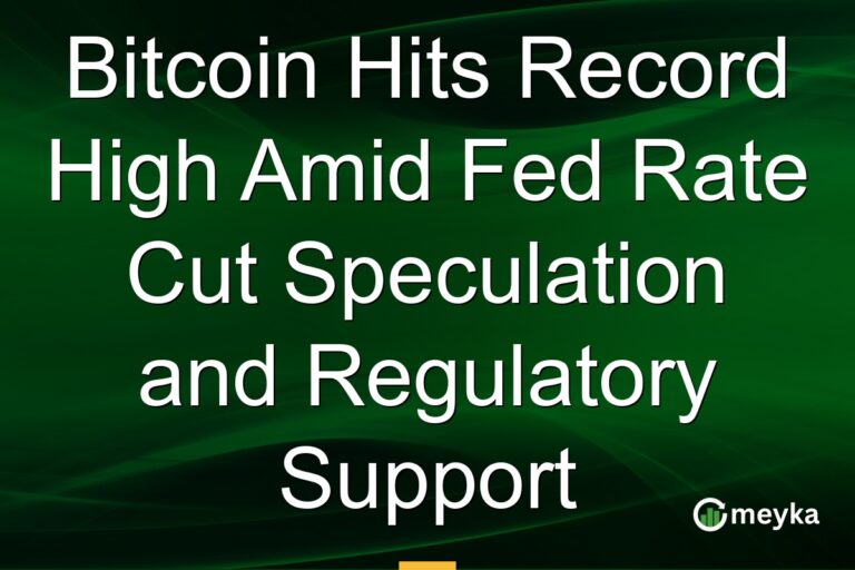 Bitcoin Hits Record High Amid Fed Rate Cut Speculation and Regulatory Support