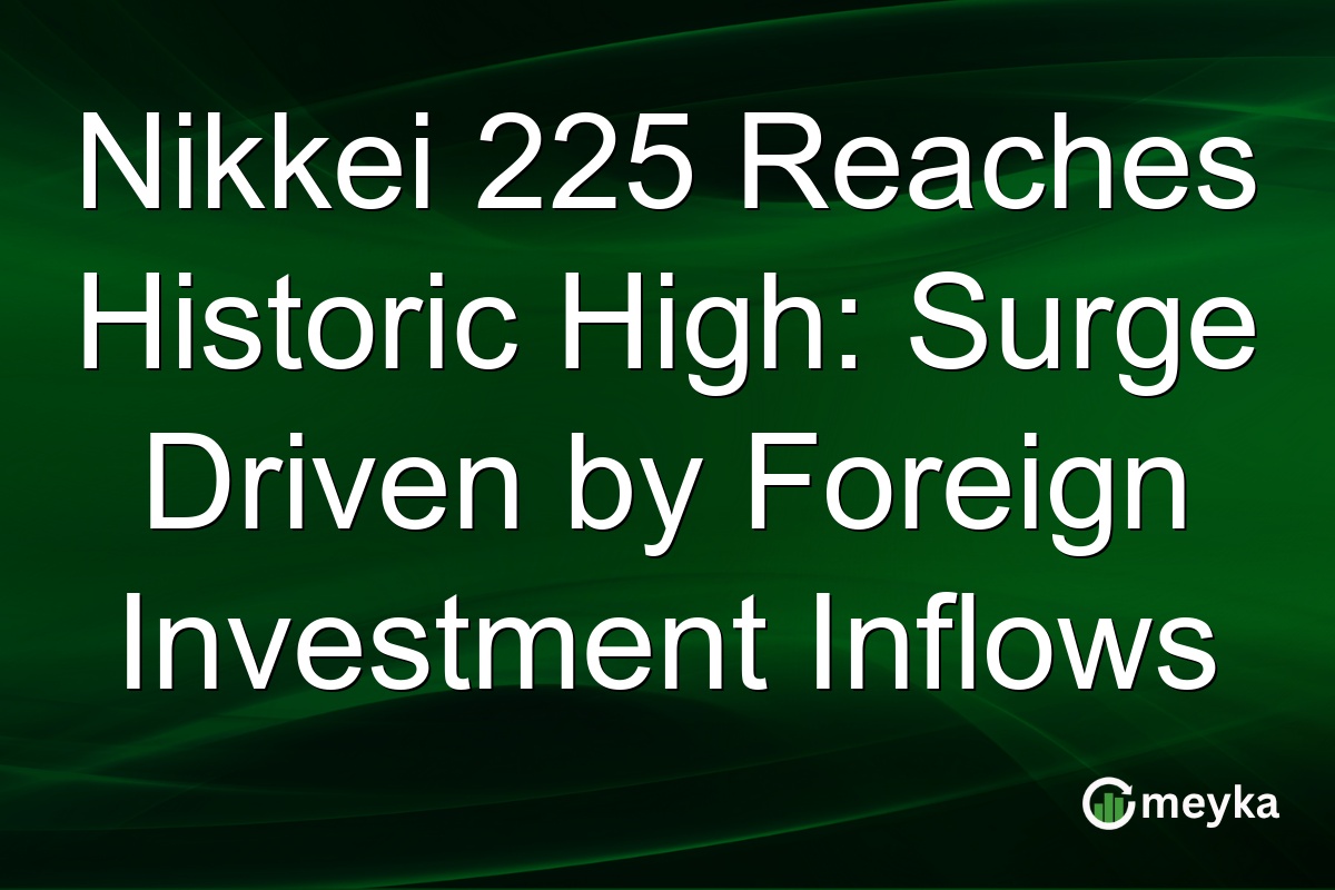 Nikkei 225 Reaches Historic High: Surge Driven by Foreign Investment Inflows