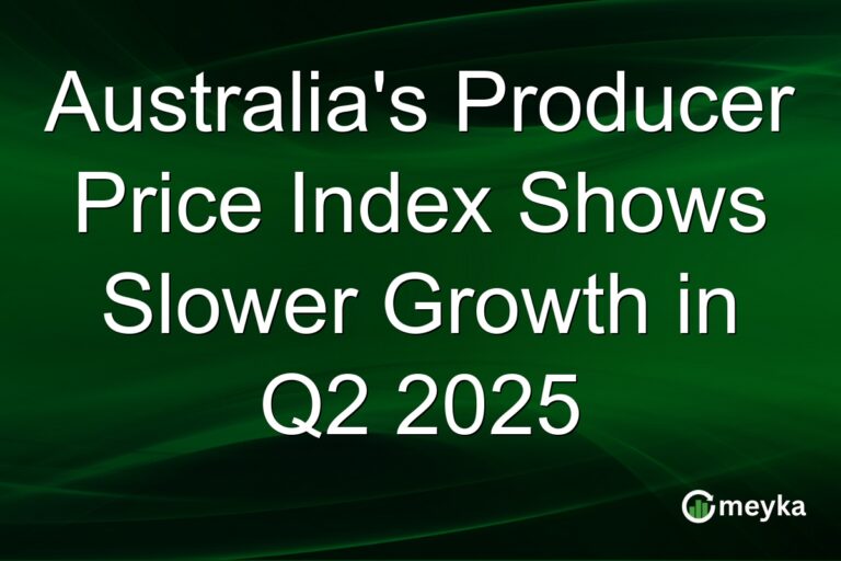 Australia's Producer Price Index Shows Slower Growth in Q2 2025