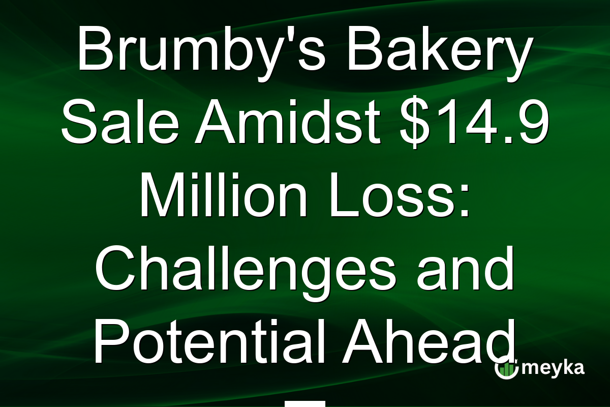 Brumby's Bakery Sale Amidst $14.9 Million Loss: Challenges and Potential Ahead