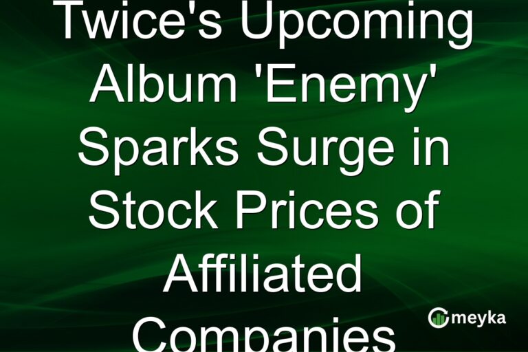 Twice's Upcoming Album 'Enemy' Sparks Surge in Stock Prices of Affiliated Companies