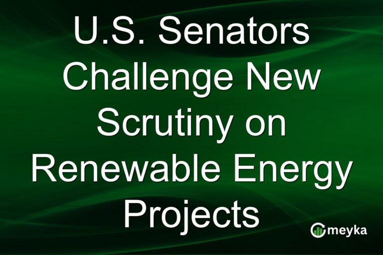U.S. Senators Challenge New Scrutiny on Renewable Energy Projects