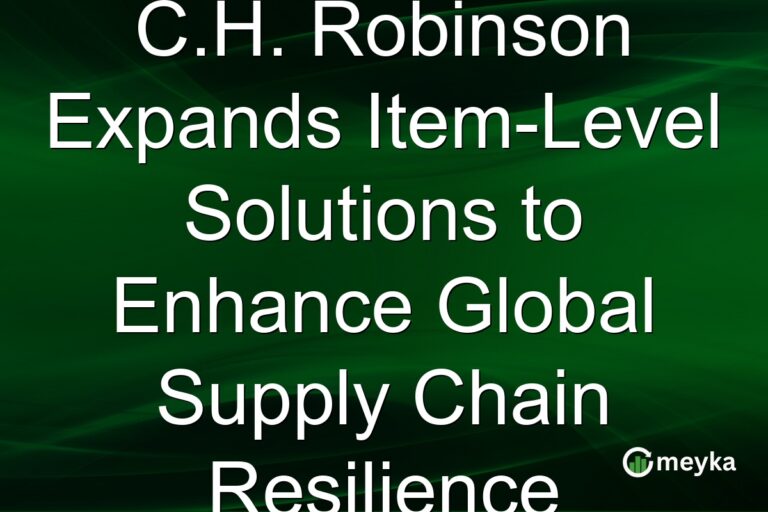 C.H. Robinson Expands Item-Level Solutions to Enhance Global Supply Chain Resilience