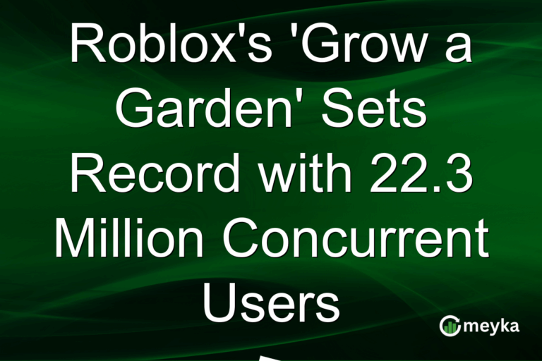 Roblox's 'Grow a Garden' Sets Record with 22.3 Million Concurrent Users