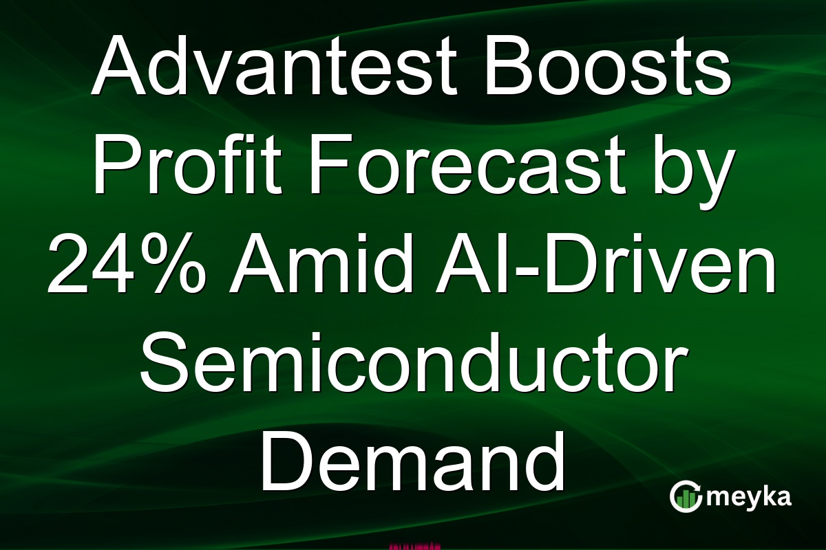 Advantest Boosts Profit Forecast by 24% Amid AI-Driven Semiconductor Demand