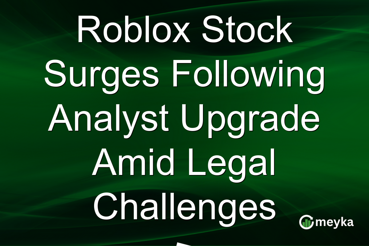 Roblox Stock Surges Following Analyst Upgrade Amid Legal Challenges