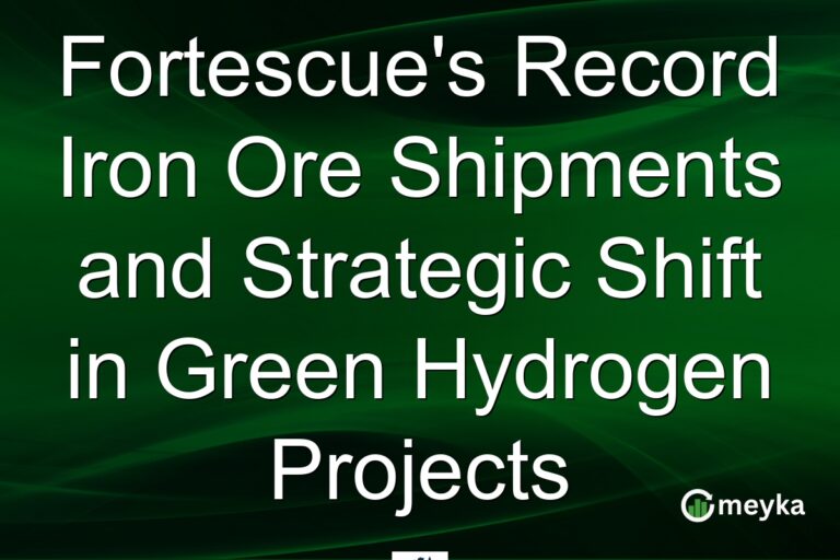 Fortescue's Record Iron Ore Shipments and Strategic Shift in Green Hydrogen Projects