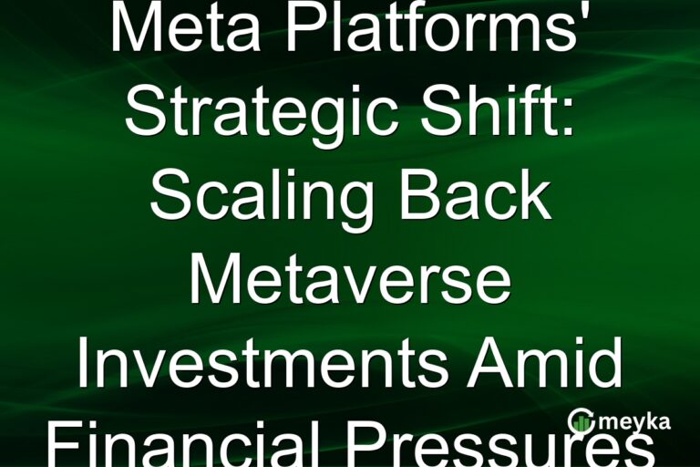 Meta Platforms' Strategic Shift: Scaling Back Metaverse Investments Amid Financial Pressures