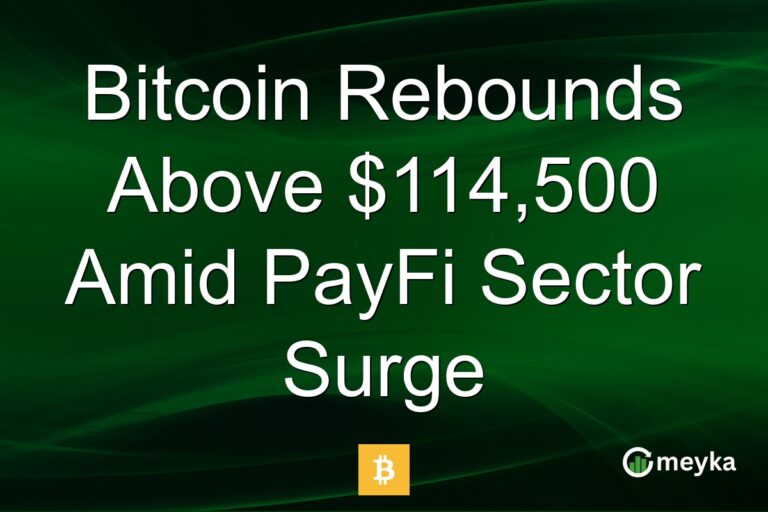 Bitcoin Rebounds Above $114,500 Amid PayFi Sector Surge